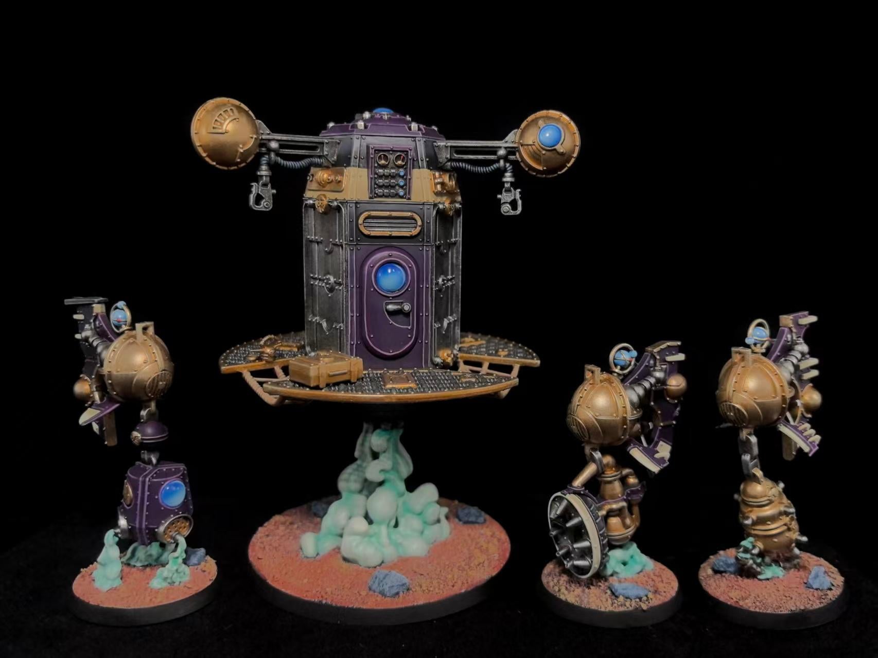 Warhammer AOS Kharadron Overlords Zontari Endrin Dock 100% Genuine Painted