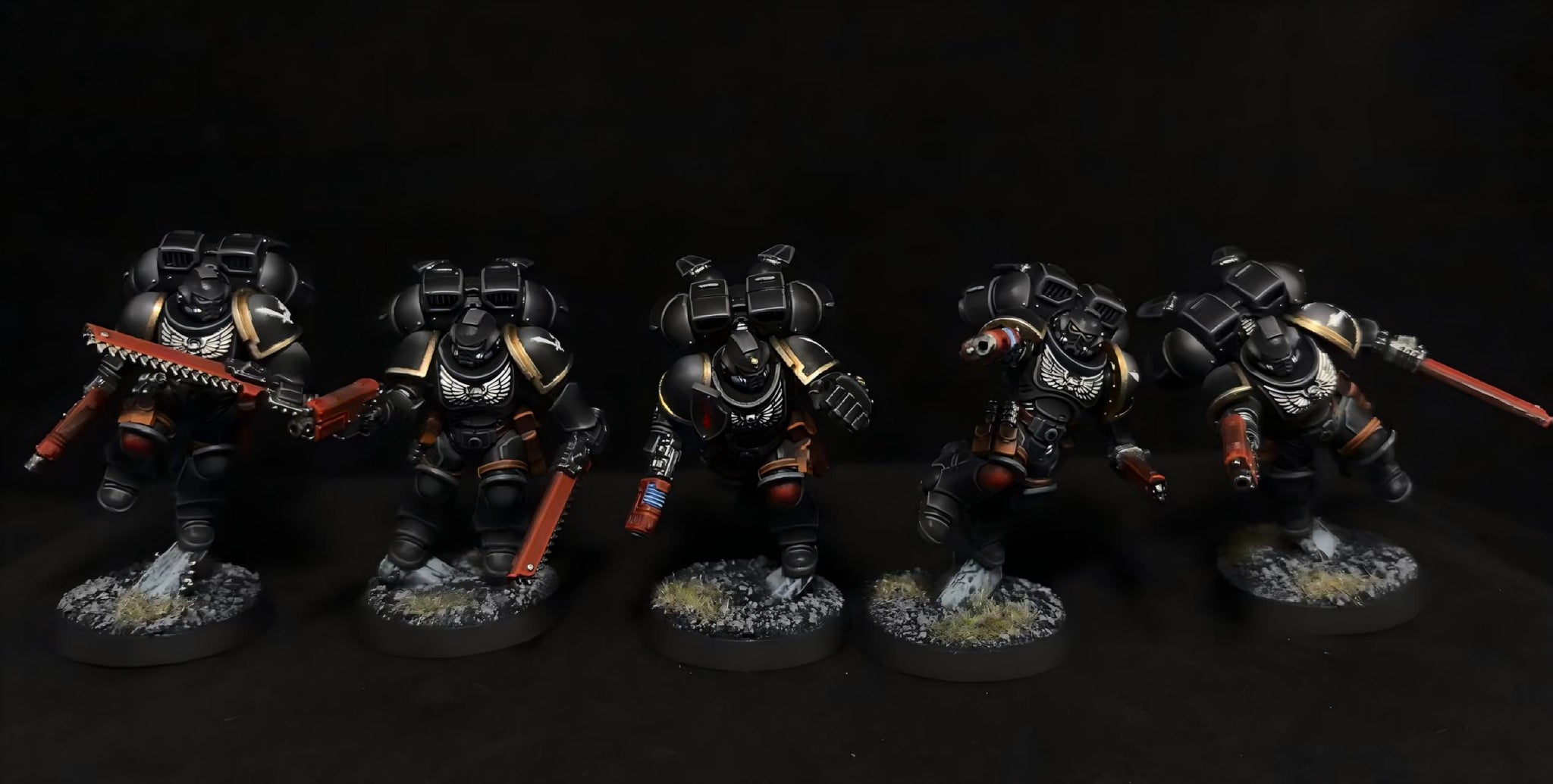 Warhammer 40K Dark Angels Jump Intercessors 100% Genuine Painted Pre-order