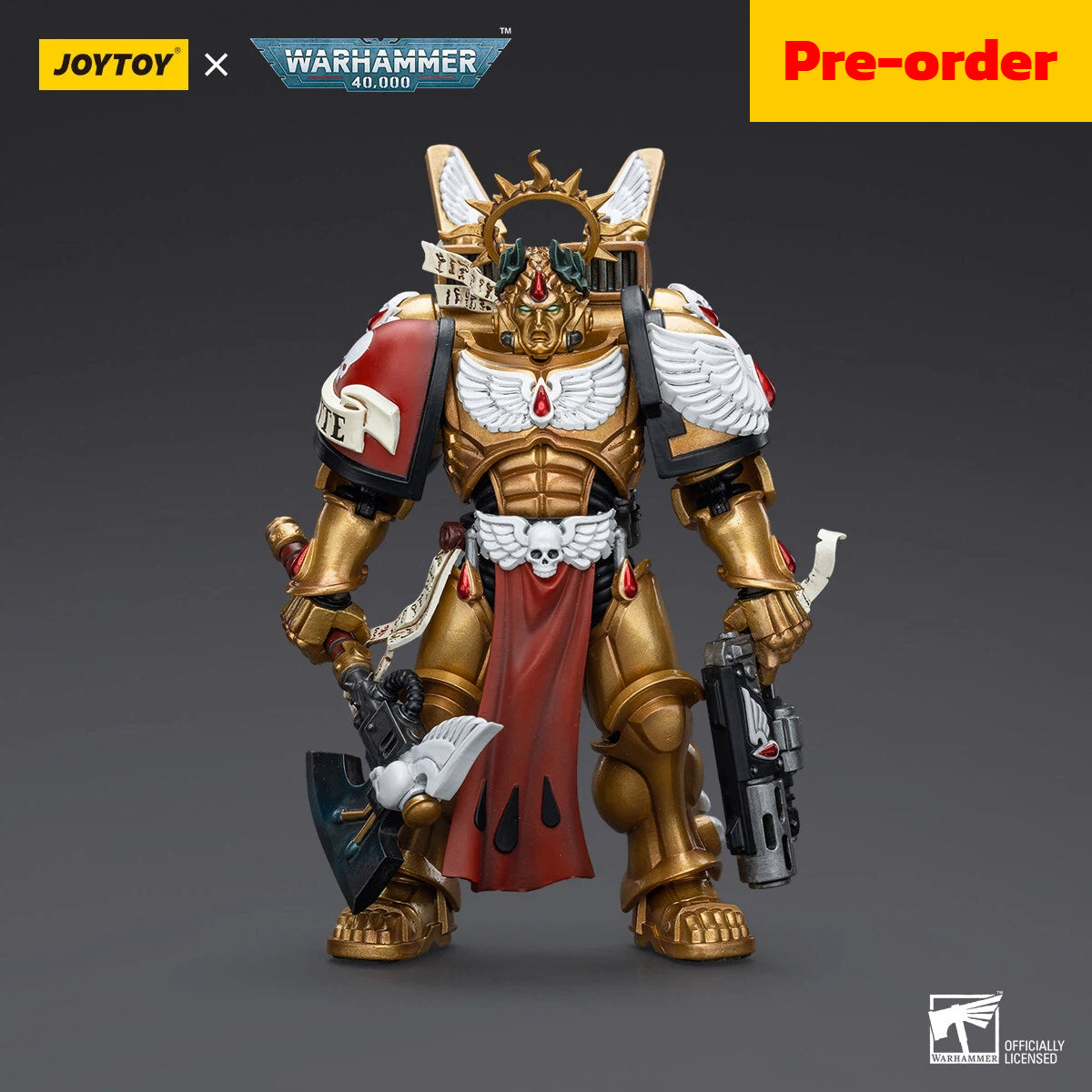 JOYTOY Warhammer  40,000 Scale：1/18 Blood Angels Commander Dante