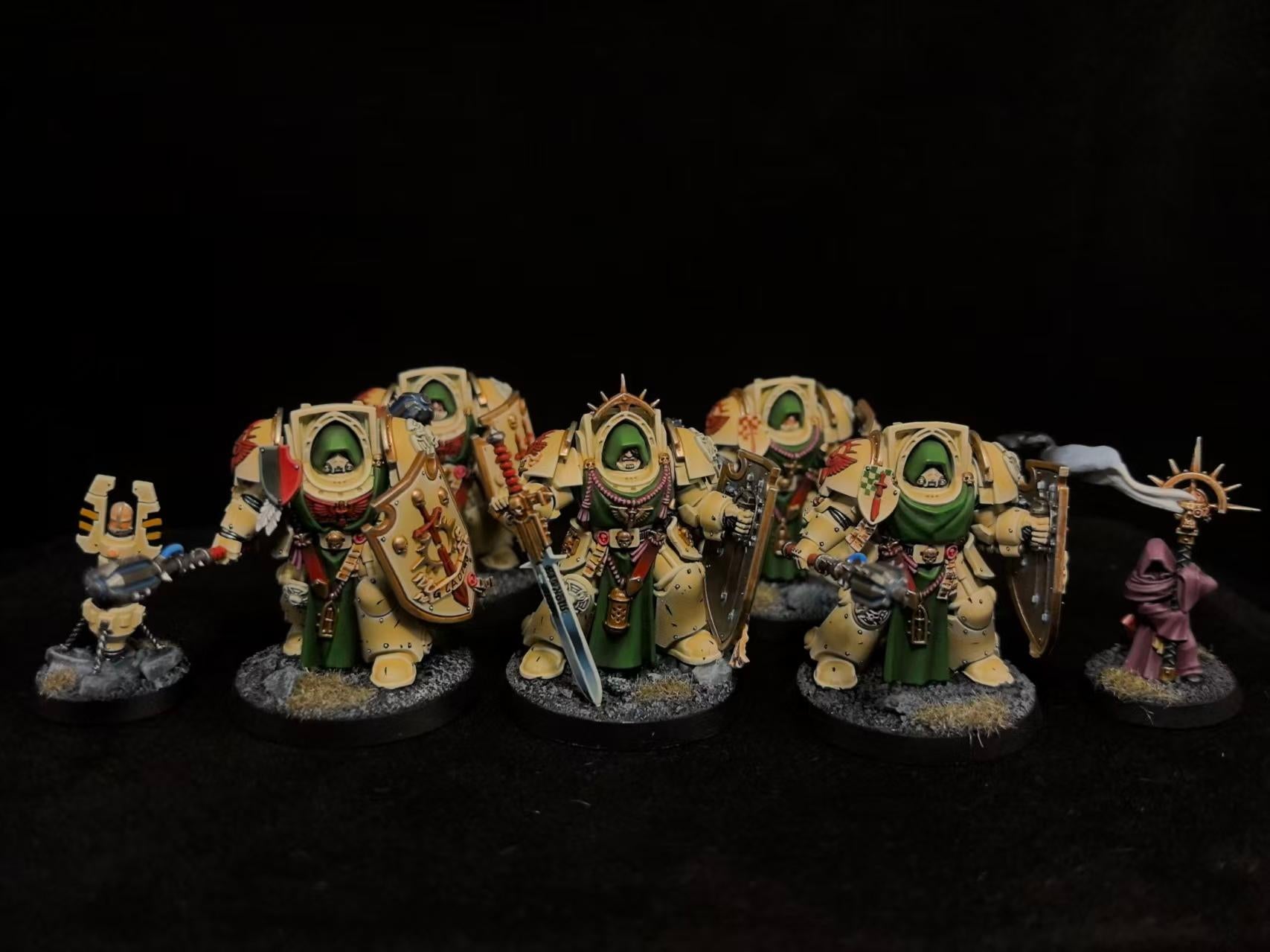 Warhammer 40K Dark Angels Deathwing Knights 100% Genuine Painted Pre-order