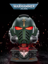 JOYTOY  Warhammer 40,000  Scale：1/1  Dark Angels MkX Helmet & Display Stand