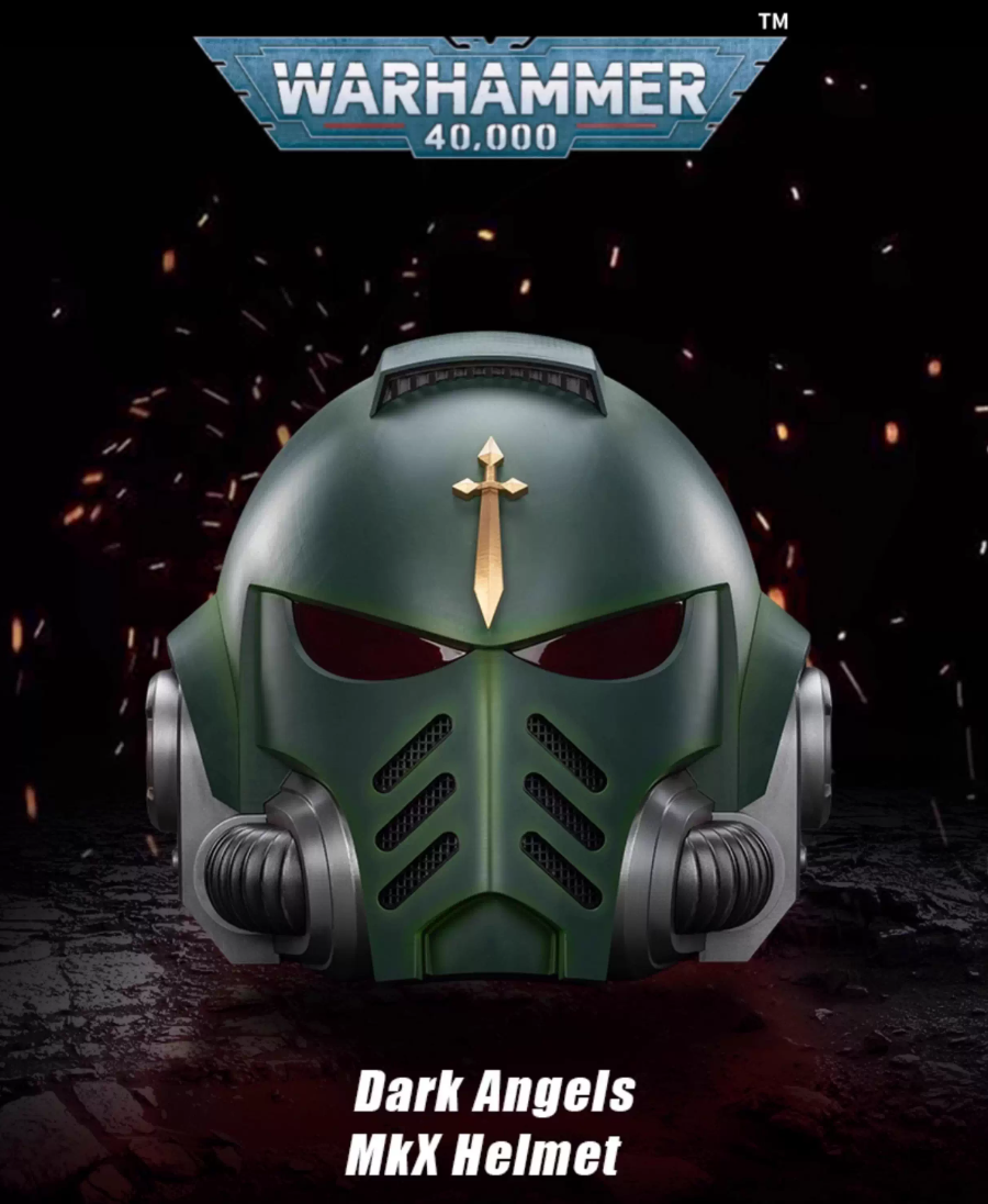 JOYTOY  Warhammer 40,000  Scale：1/1  Dark Angels MkX Helmet