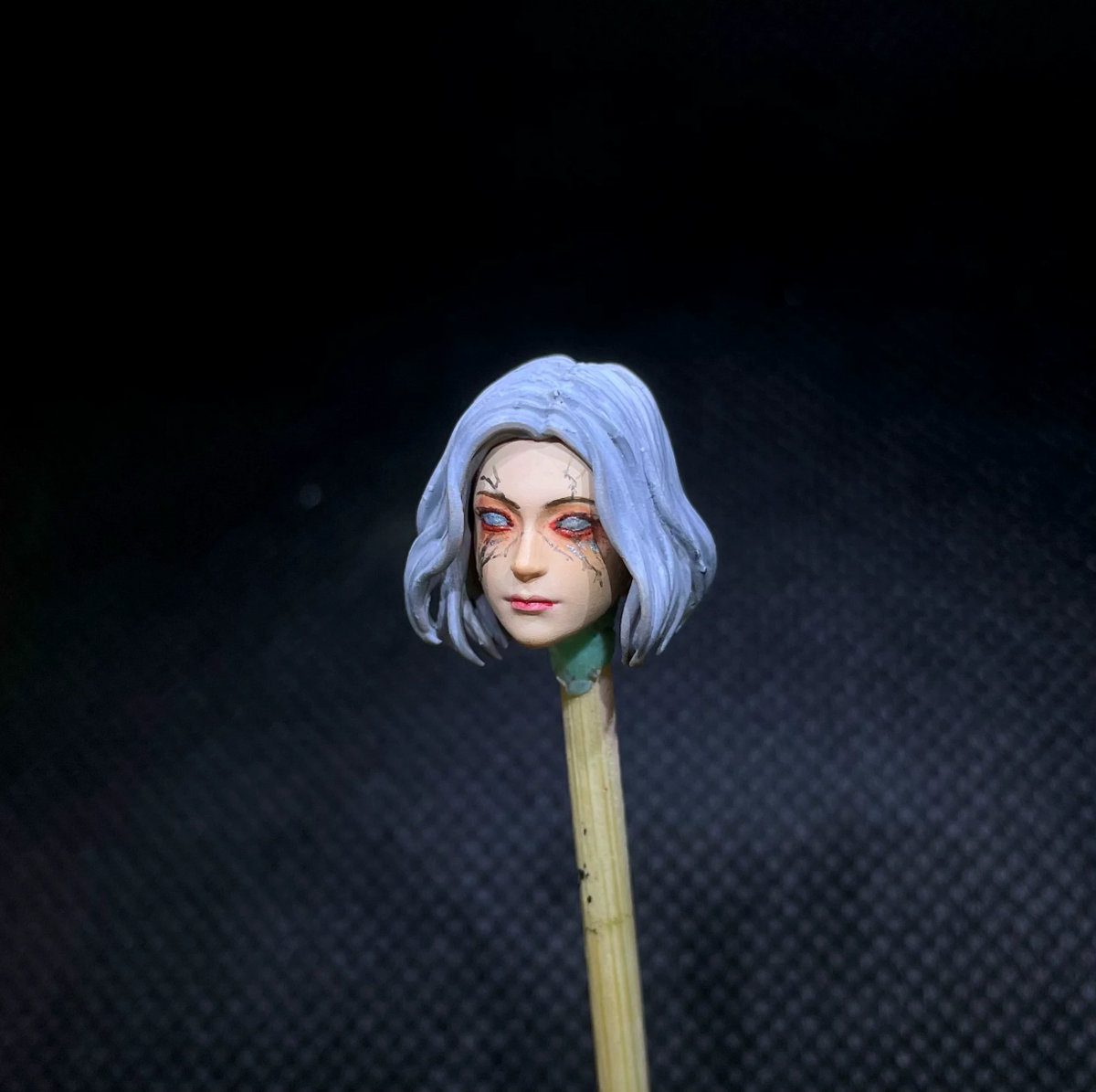 TD-JT-193 Warhammer 40K Ultramarines Blonde Hill Custom Head Sculpt with Neck Connector view 3