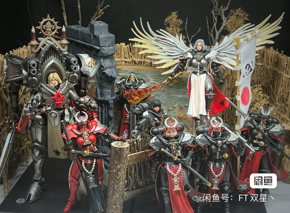 TD-JT-192 Warhammer 40K 1/18 Living Saint Sister of Battle Custom Head Sculpt view 2