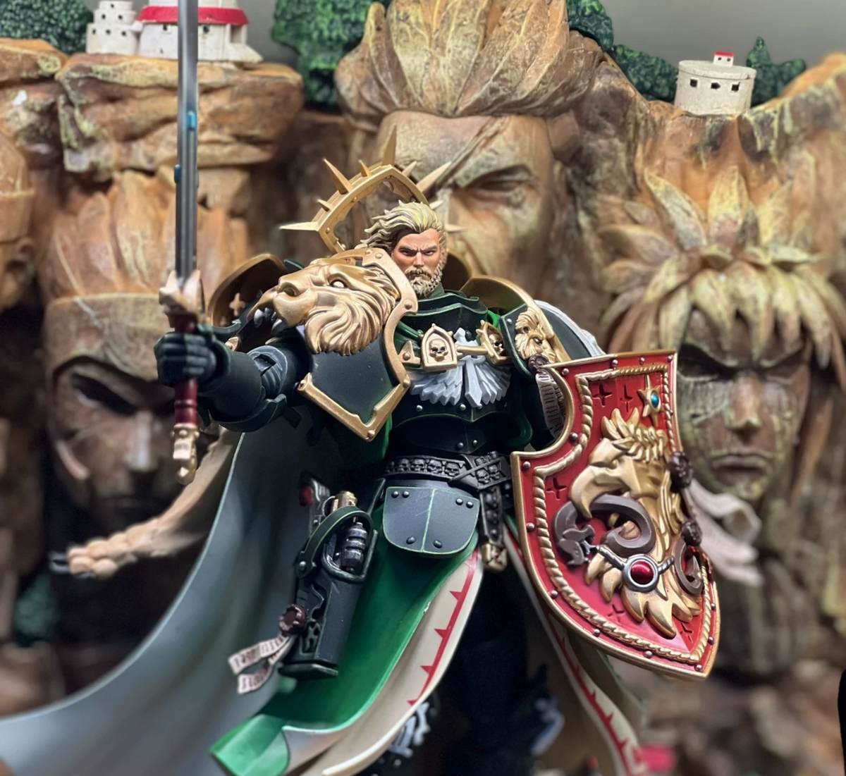TD-JT-189 Warhammer 40K 1/18 Pure Maiden Sister of Battle Custom Head Sculpt view 4