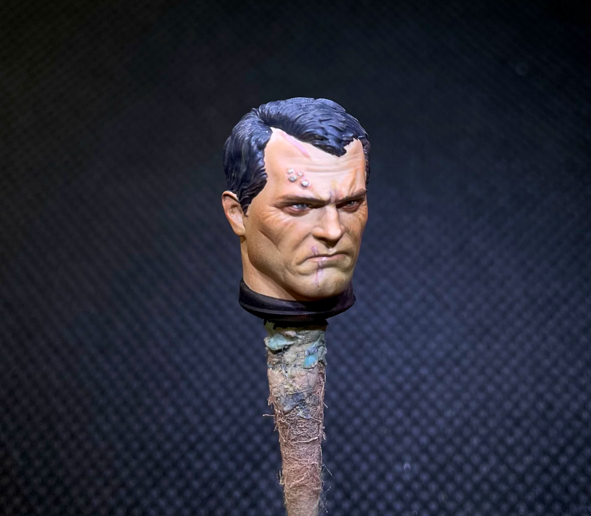 TD-JT-195 Warhammer 40K Ultramarines Titus 2.0 Four-Style Custom Head Sculpt Set view 4