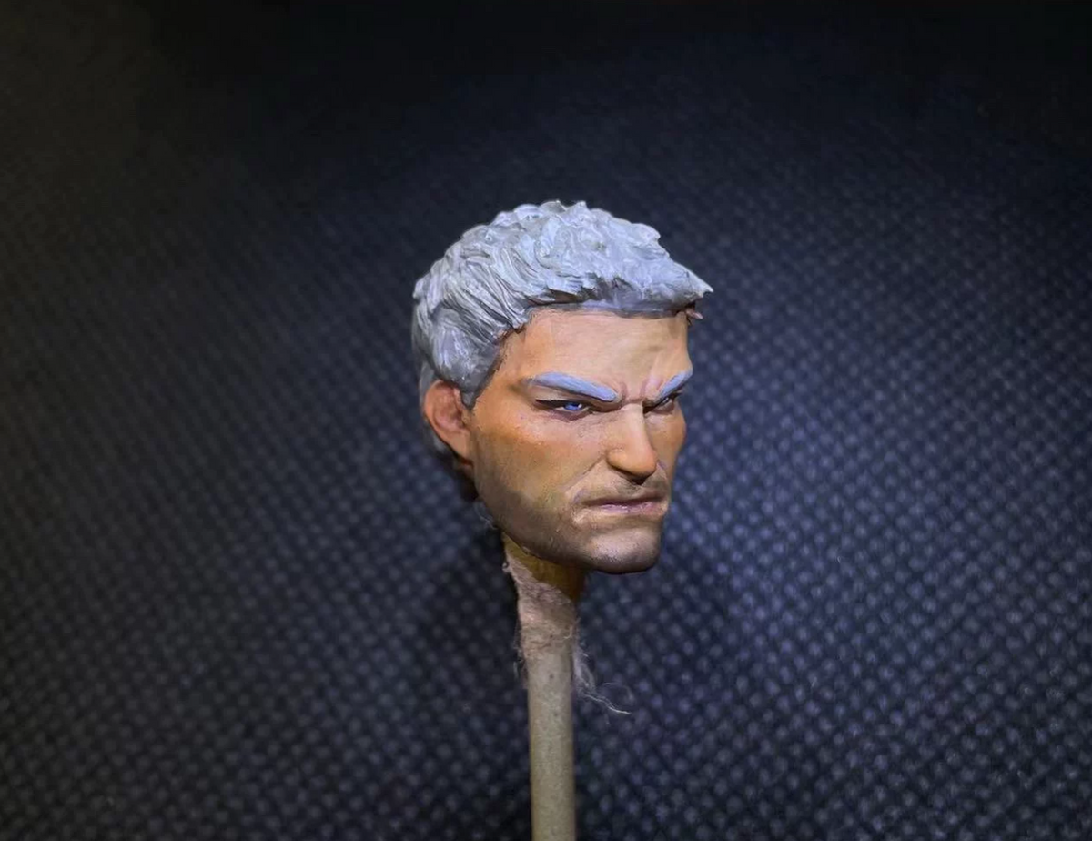 TD-JT-184 Warhammer 40K Space Marine 2 Titus CG Secret Version McFarlane Custom Head Sculpt view 4