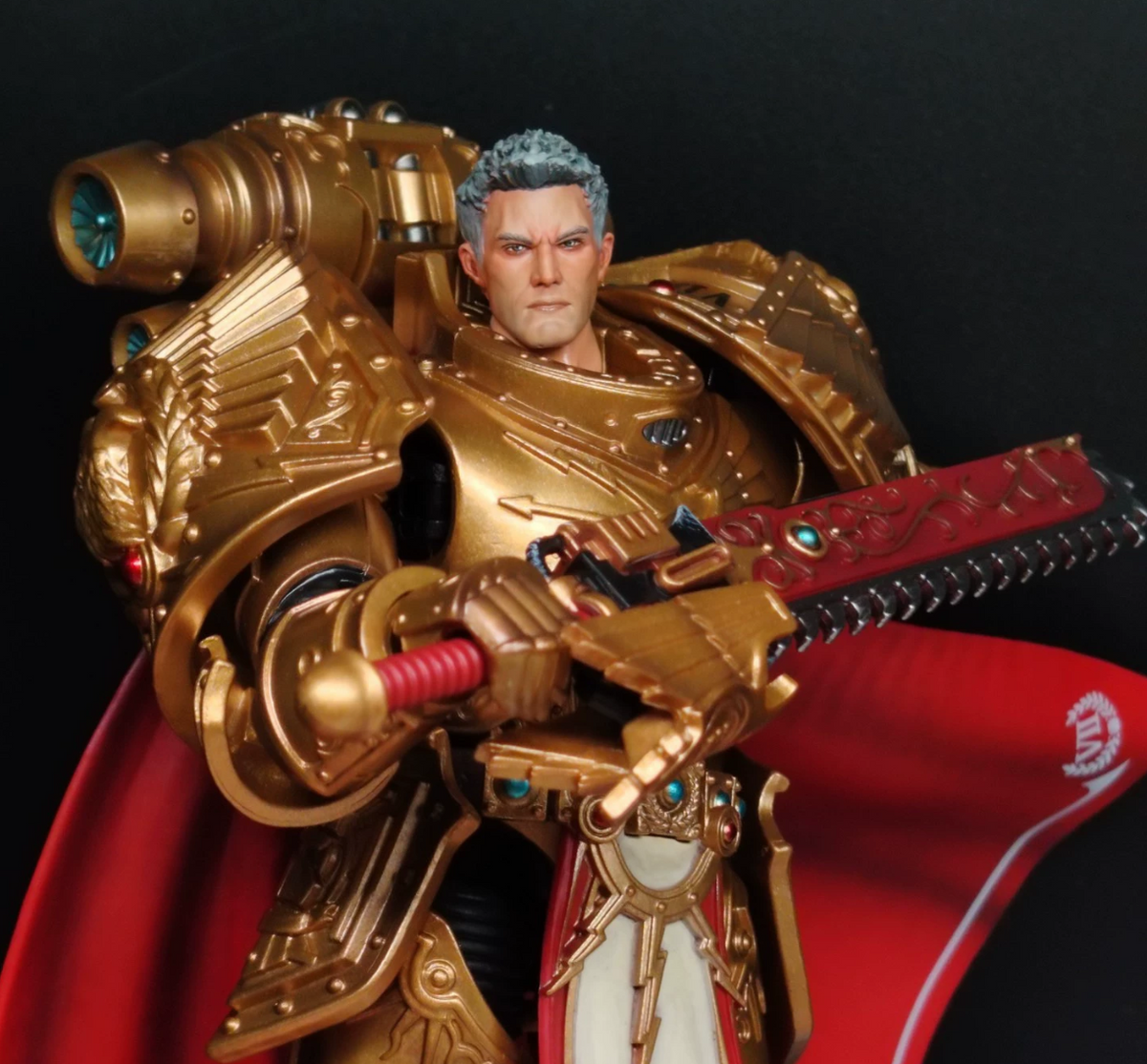 TD-JT-185 Warhammer 40K 1/18 Sisters of Battle Blindfolded Short-Hair 2B Custom Head Sculpt view 4