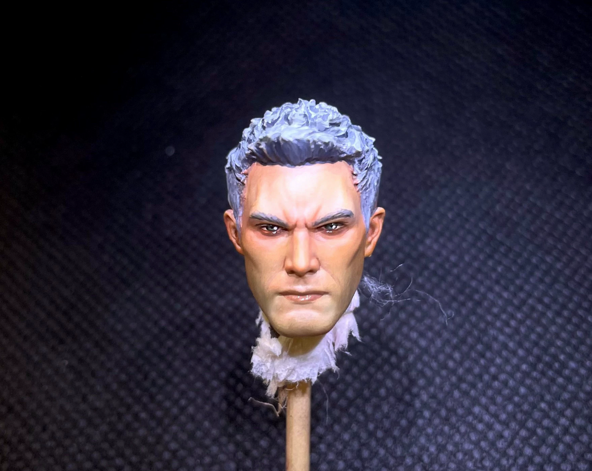 TD-JT-185 Warhammer 40K 1/18 Sisters of Battle Blindfolded Short-Hair 2B Custom Head Sculpt view 5