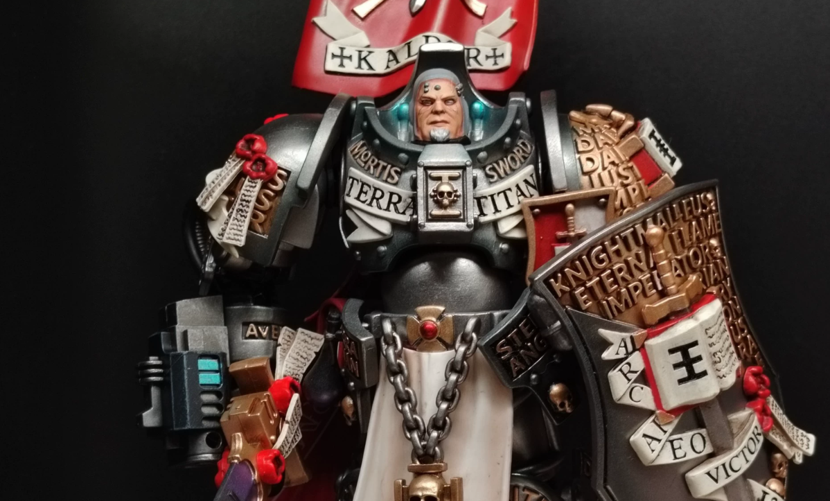 TD-JT-182 Warhammer 40K Adeptus Custodes Captain-General Constantin Valdor Custom Head Sculpt view 5