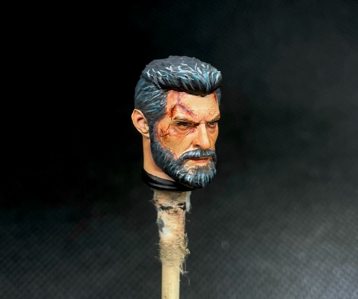 TD-JT-165 Warhammer 40K 1/18 Tony Hand-Painted Custom Head Sculpt view 2