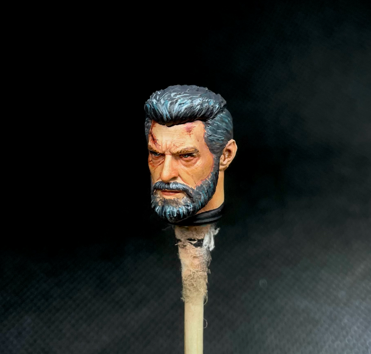 TD-JT-165 Warhammer 40K 1/18 Tony Hand-Painted Custom Head Sculpt view 3