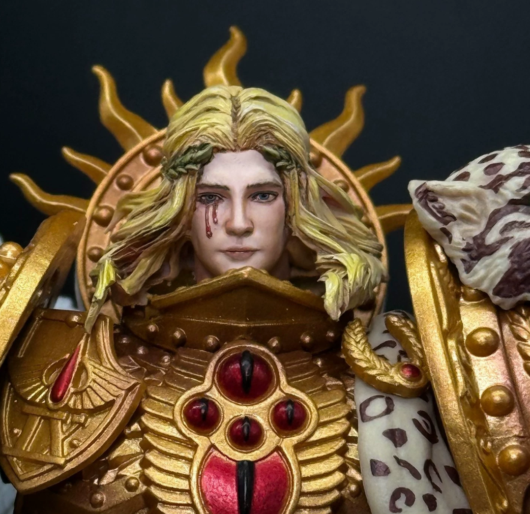TD-JT-180 Warhammer 40K Primarch Rogal Dorn Custom Head Sculpt view 4