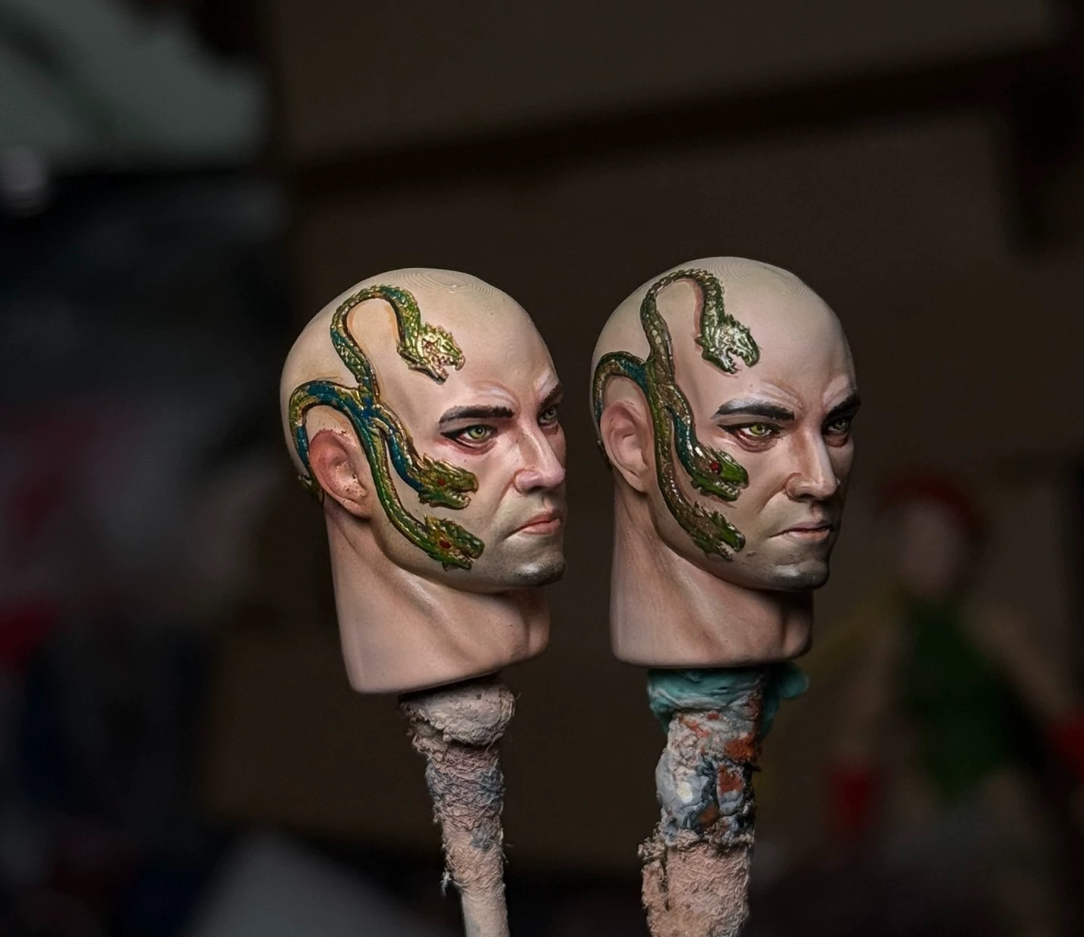 TD-JT-179 Warhammer 40K Female Roboute Guilliman Custom Head Sculpt view 3