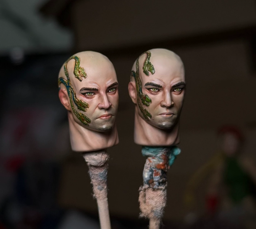 TD-JT-179 Warhammer 40K Female Roboute Guilliman Custom Head Sculpt view 4
