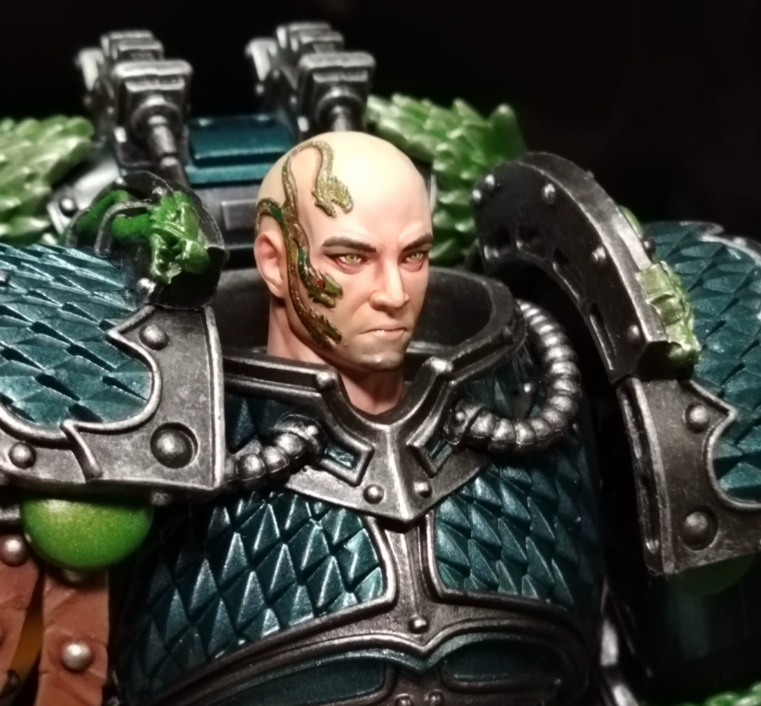 TD-JT-179 Warhammer 40K Female Roboute Guilliman Custom Head Sculpt view 5