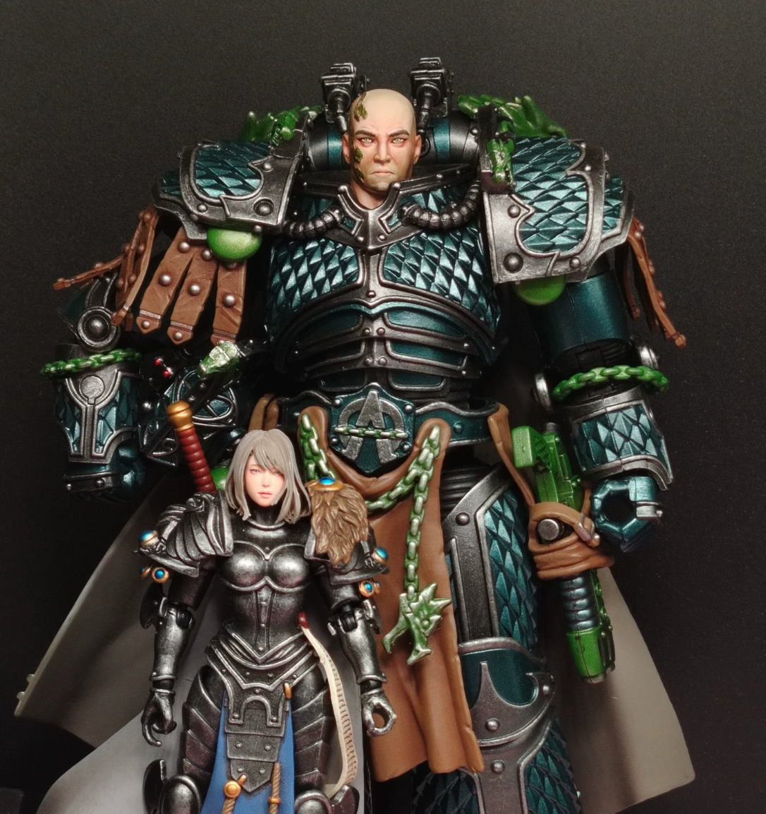 TD-JT-179 Warhammer 40K Female Roboute Guilliman Custom Head Sculpt view 7