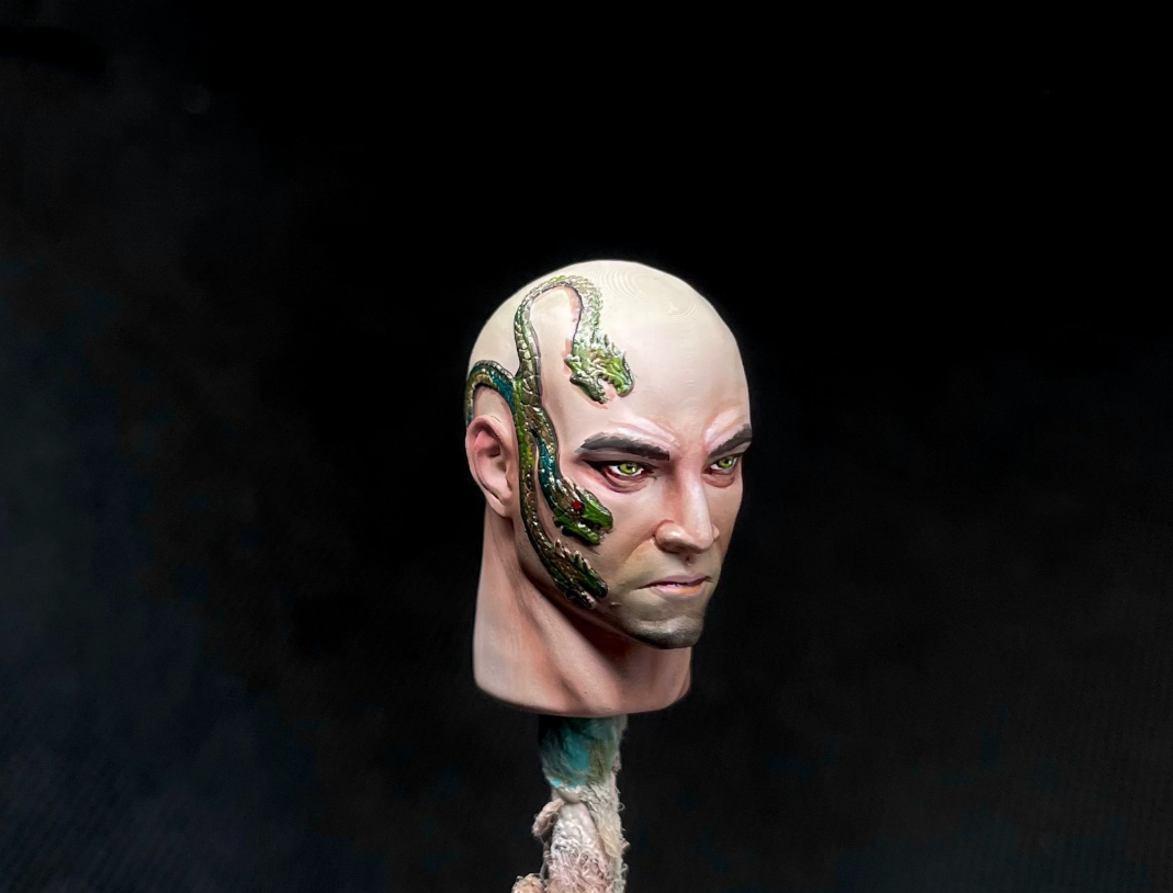 TD-JT-179 Warhammer 40K Female Roboute Guilliman Custom Head Sculpt view 10