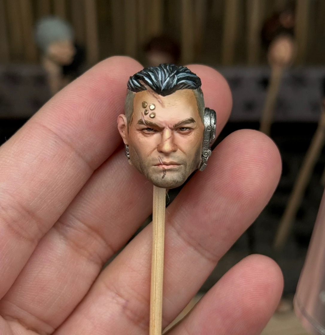 TD-JT-178 Warhammer 40K Ultramarines Imperial Fists Viking Judiciar Custom Head Sculpt view 3