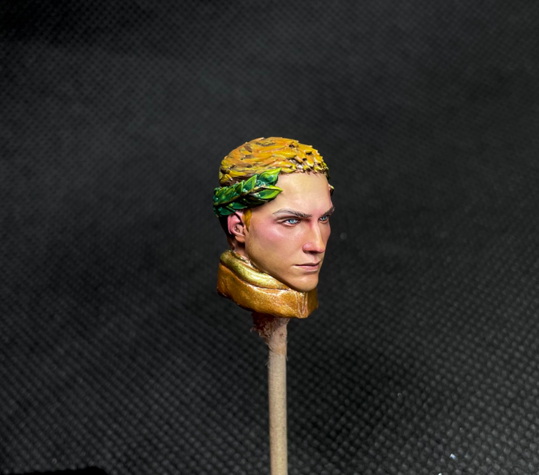 TD-JT-183 Warhammer 40K Space Marine 2 Titus Version A McFarlane Custom Head Sculpt view 3