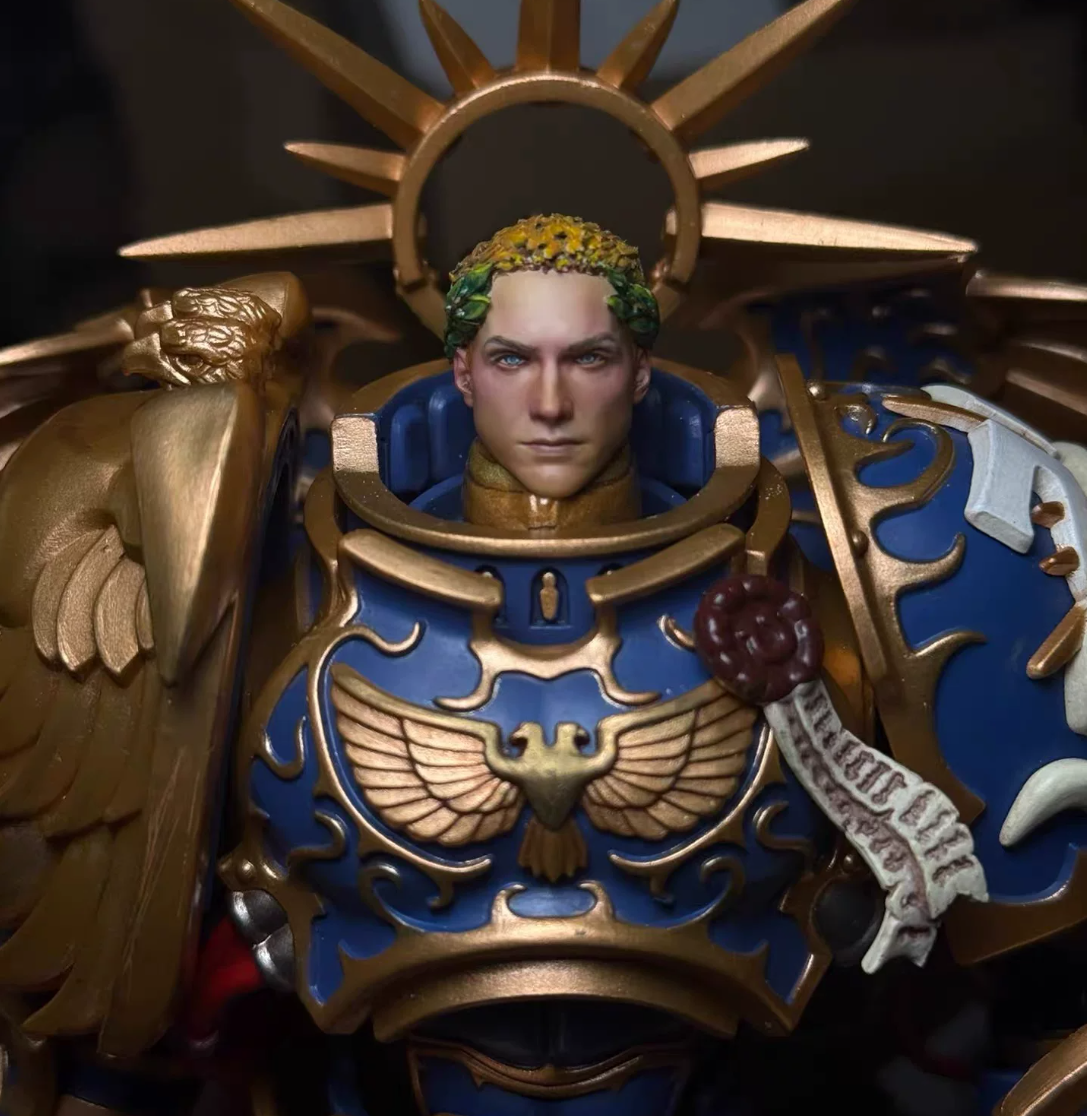 TD-JT-183 Warhammer 40K Space Marine 2 Titus Version A McFarlane Custom Head Sculpt view 4