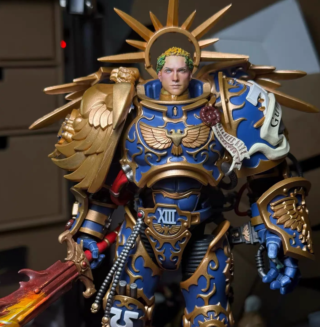TD-JT-183 Warhammer 40K Space Marine 2 Titus Version A McFarlane Custom Head Sculpt view 7