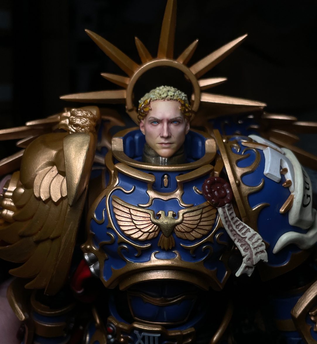 TD-JT-183 Warhammer 40K Space Marine 2 Titus Version A McFarlane Custom Head Sculpt view 8