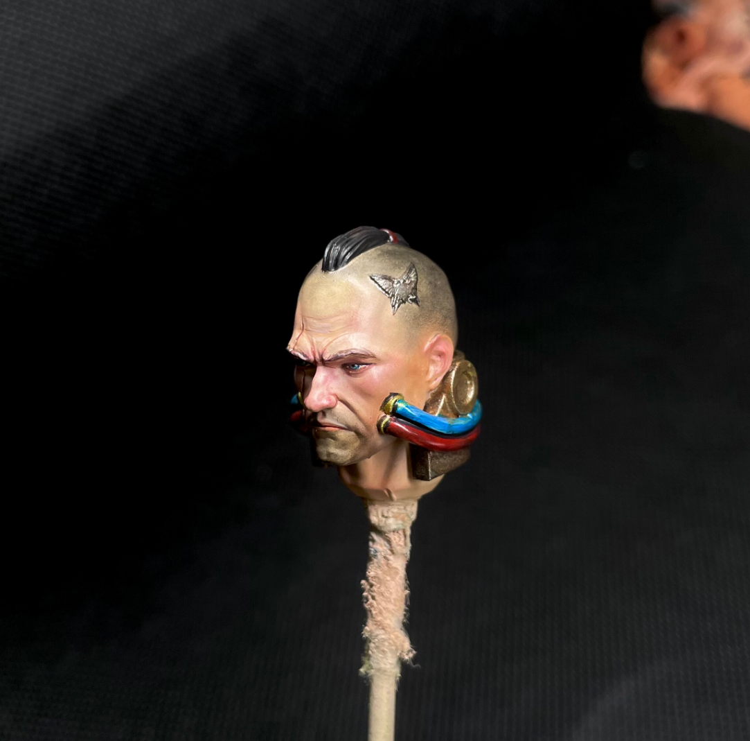 TD-JT-188 Warhammer 40K 1/18 Sister of Battle T Clean and Bloodied Custom Head Sculpt view 3