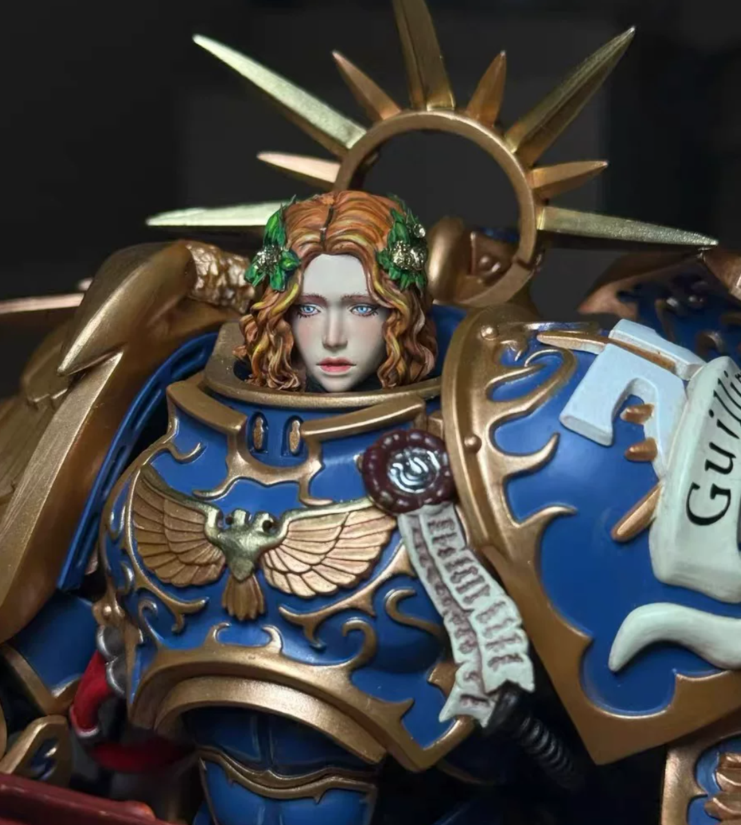 TD-JT-186 Warhammer 40K 1/18 Blindfolded Sister of Battle Custom Head Sculpt view 3