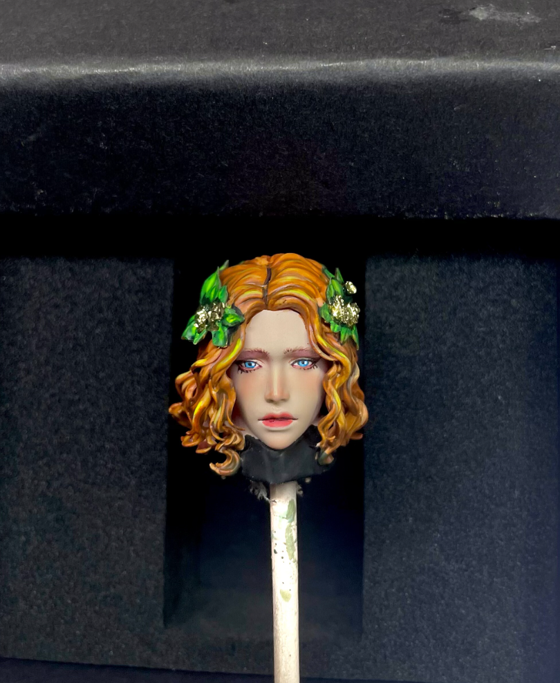 TD-JT-186 Warhammer 40K 1/18 Blindfolded Sister of Battle Custom Head Sculpt view 5