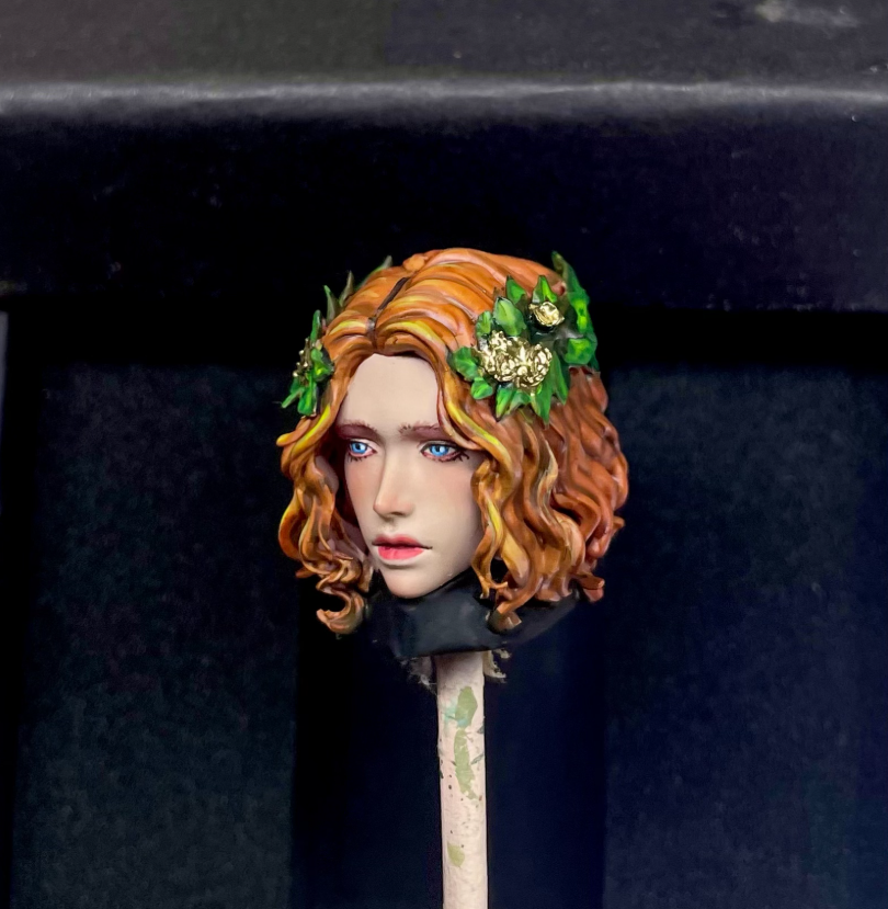 TD-JT-186 Warhammer 40K 1/18 Blindfolded Sister of Battle Custom Head Sculpt view 7