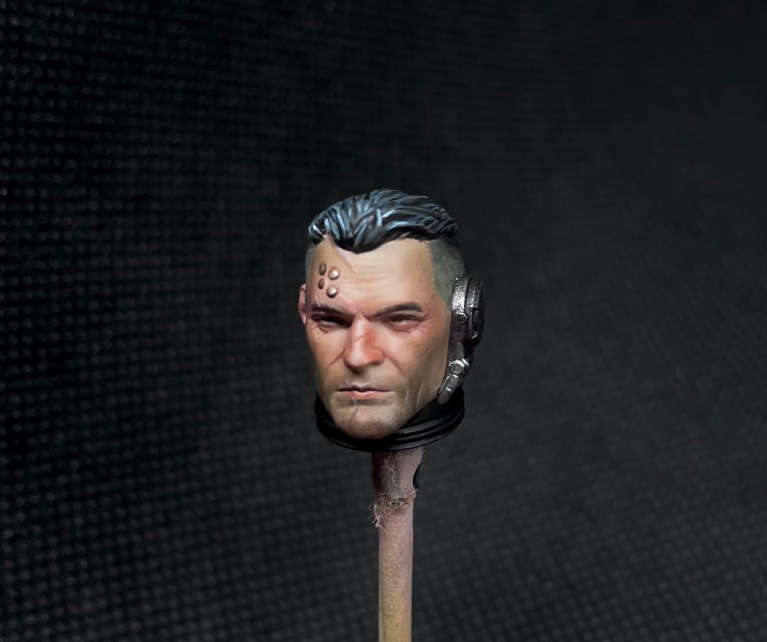 TD-JT-181 Warhammer 40K Young Primarch Rogal Dorn Custom Head Sculpt view 6