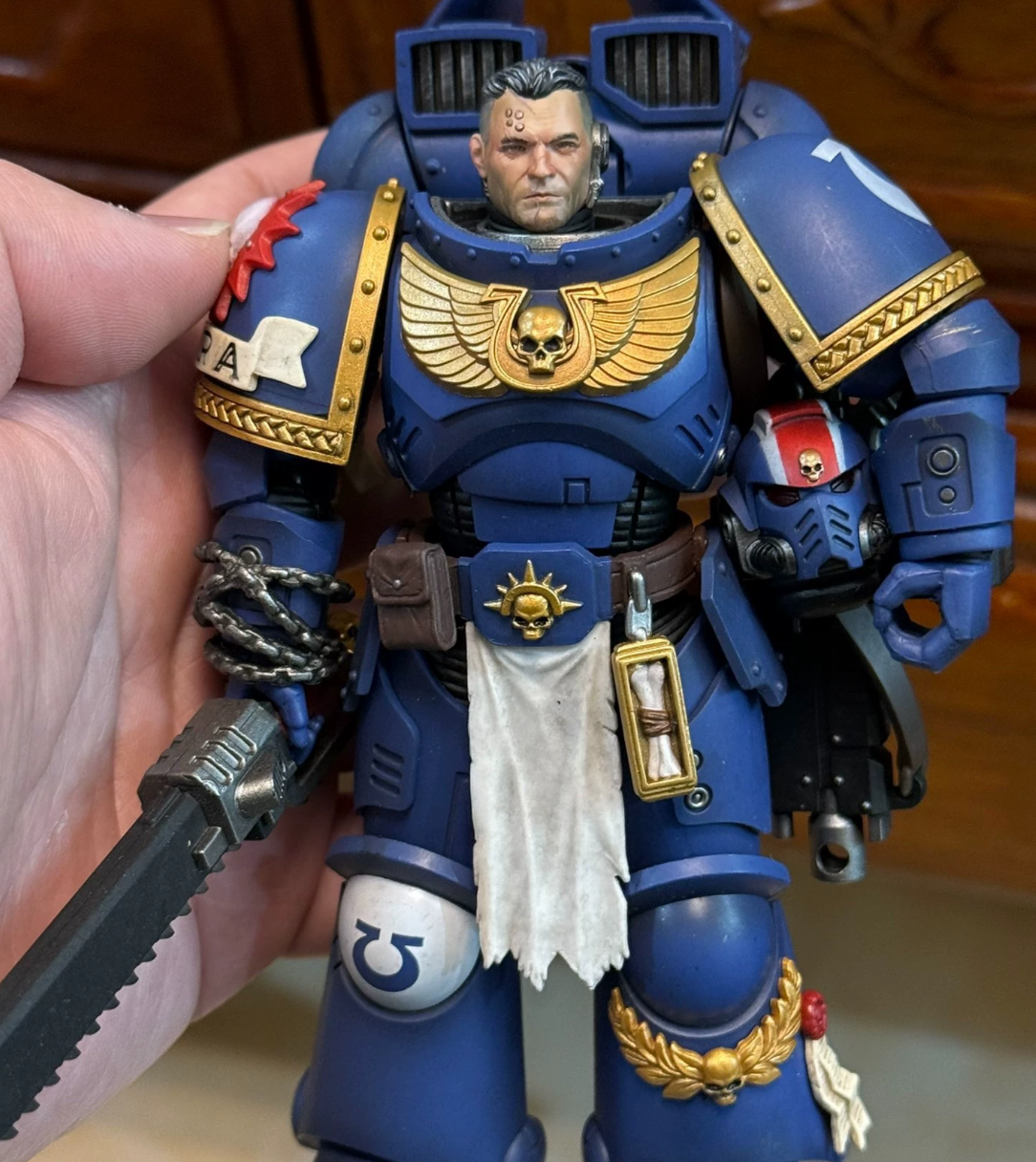 TD-JT-181 Warhammer 40K Young Primarch Rogal Dorn Custom Head Sculpt view 7