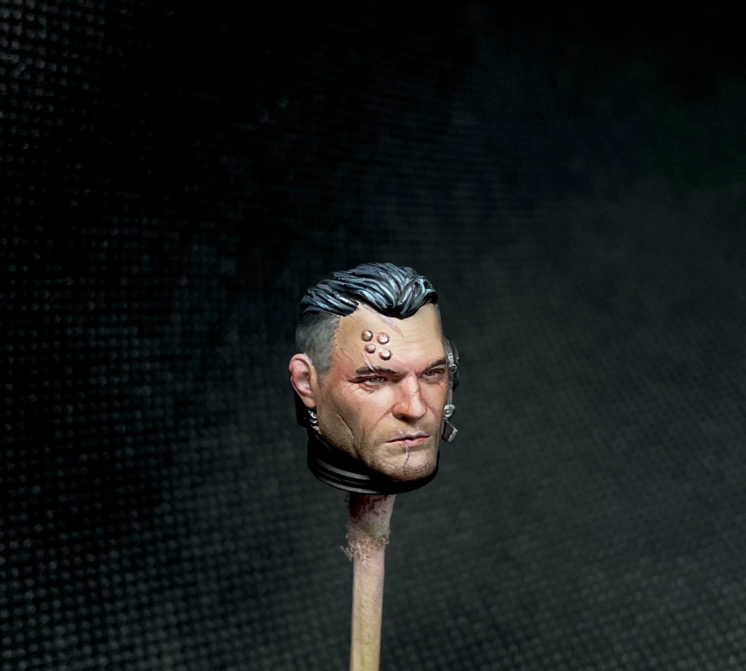TD-JT-181 Warhammer 40K Young Primarch Rogal Dorn Custom Head Sculpt view 9