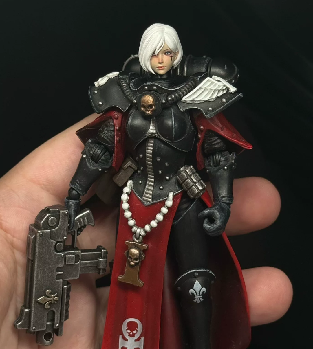 TD-JT-173 Warhammer 40K 1/18 Alpha Legion Primarch Alpharius Lifelike Head Sculpt view 3