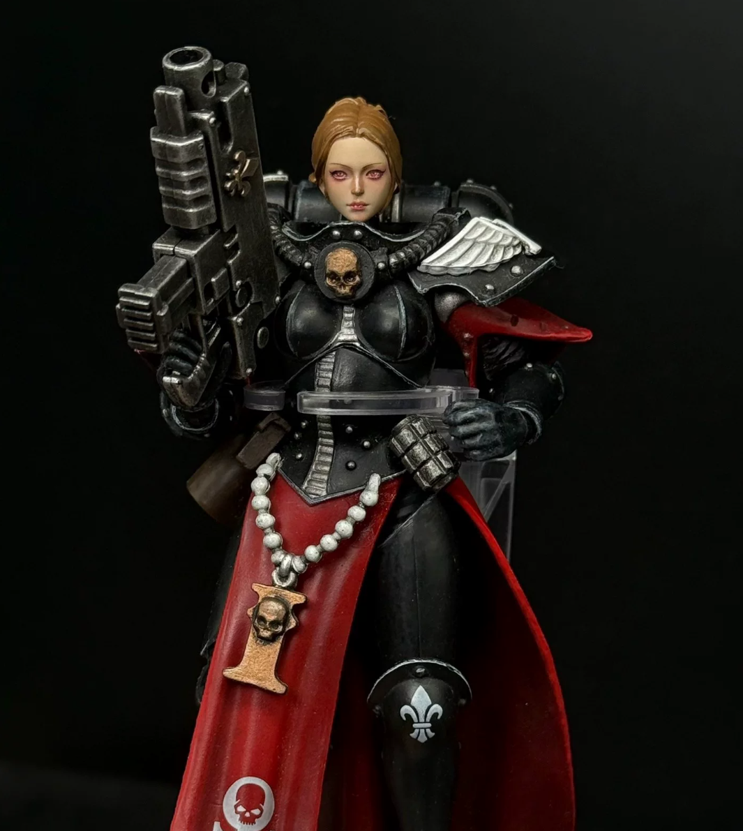 TD-JT-174 Warhammer 40K Ultramarines Titus 3.0 Fearless Secret Level Custom Head Sculpt view 7