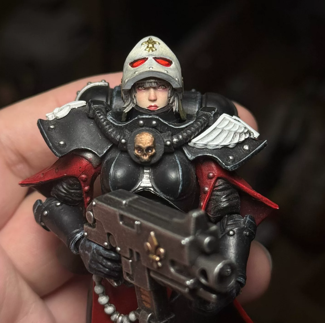 TD-JT-174 Warhammer 40K Ultramarines Titus 3.0 Fearless Secret Level Custom Head Sculpt view 8