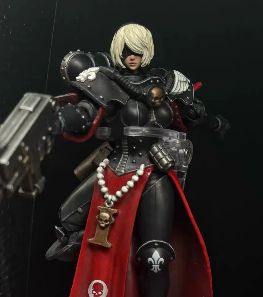TD-JT-176 Warhammer 40K Grey Knights Supreme Grand Master Kaldor Draigo Custom Head Sculpt view 2