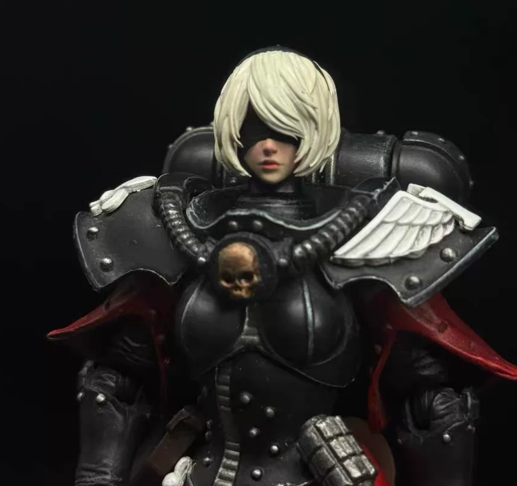 TD-JT-176 Warhammer 40K Grey Knights Supreme Grand Master Kaldor Draigo Custom Head Sculpt view 4