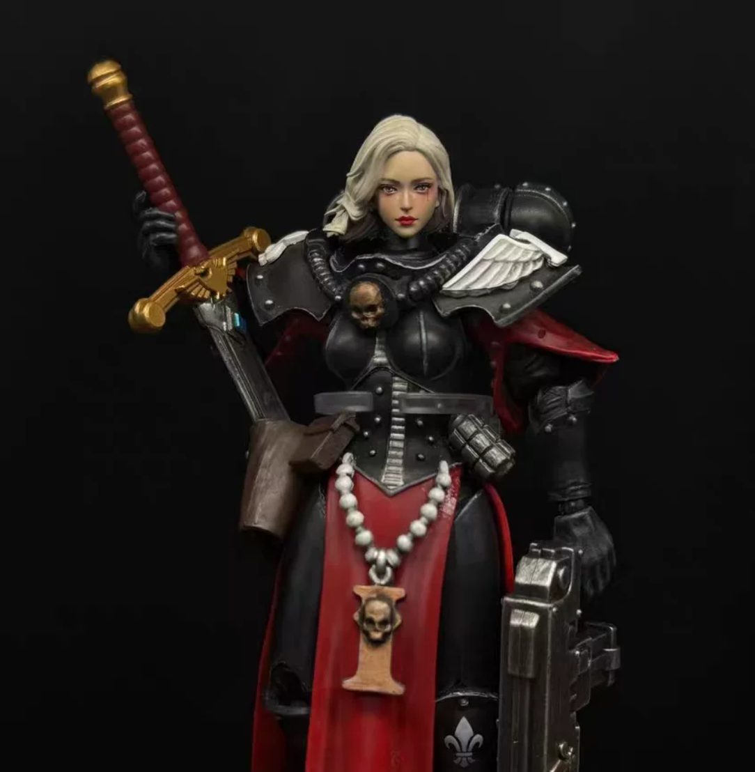 TD-JT-175 Warhammer 40K Blood Angels Primarch Sanguinius Blood Tears Custom Head Sculpt view 3