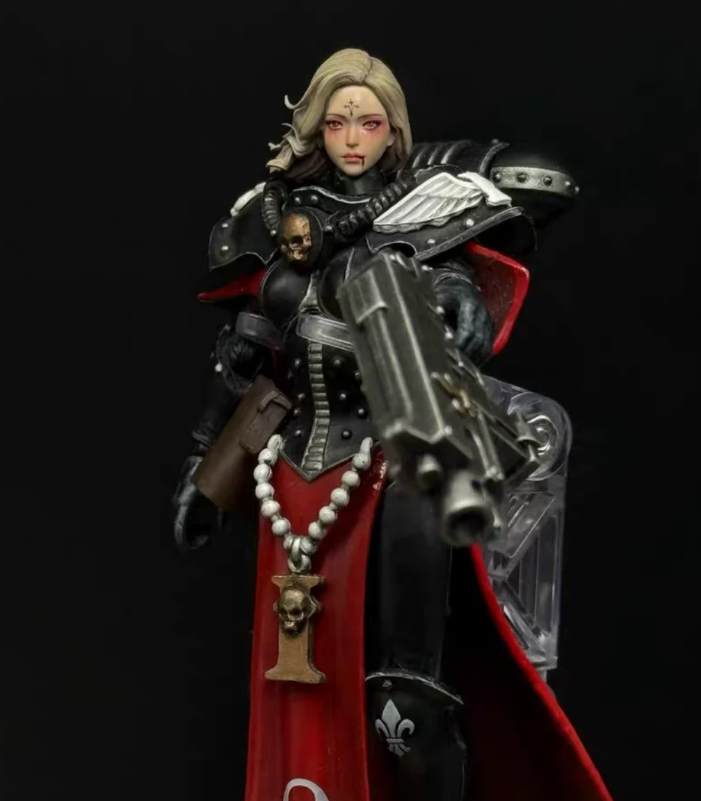 TD-JT-175 Warhammer 40K Blood Angels Primarch Sanguinius Blood Tears Custom Head Sculpt view 7