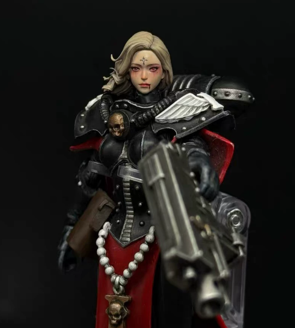 TD-JT-175 Warhammer 40K Blood Angels Primarch Sanguinius Blood Tears Custom Head Sculpt view 8