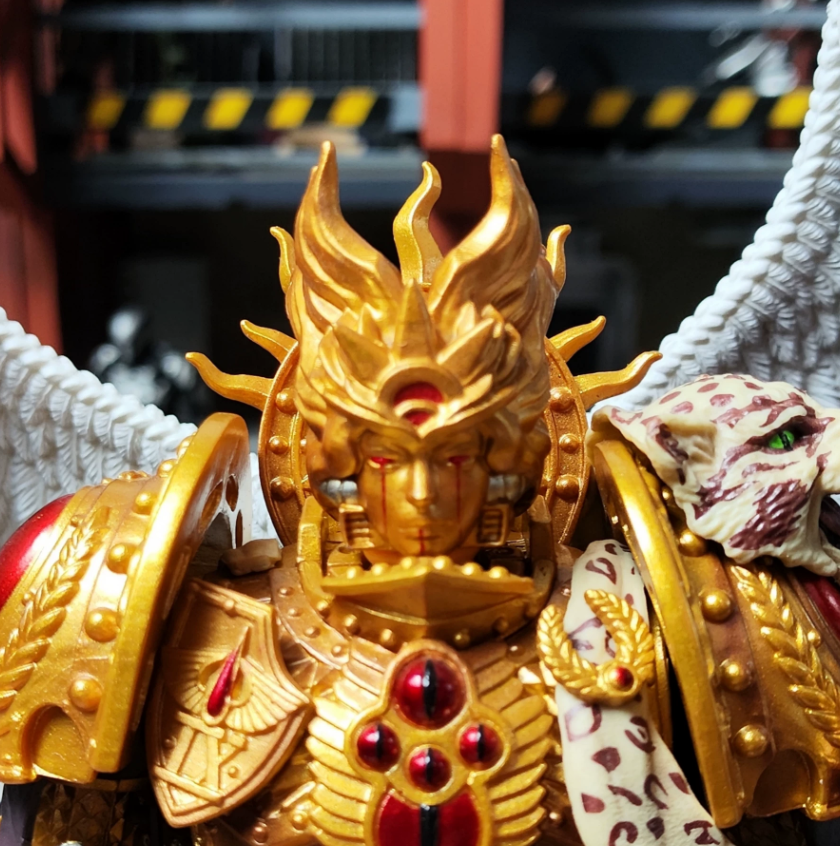 TD-JT-161 暗源战锤40k118圣吉列斯圣血天使基因原体改装头雕3.75成品头雕 view 2