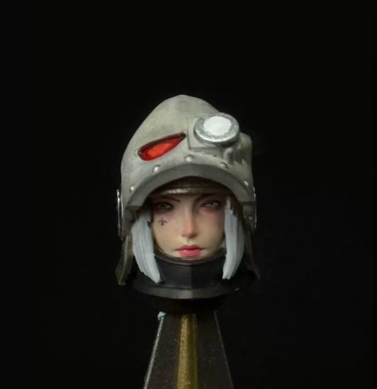 TD-JT-174 Warhammer 40K Ultramarines Titus 3.0 Fearless Secret Level Custom Head Sculpt view 3