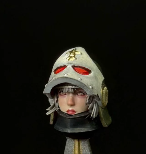 TD-JT-174 Warhammer 40K Ultramarines Titus 3.0 Fearless Secret Level Custom Head Sculpt view 4