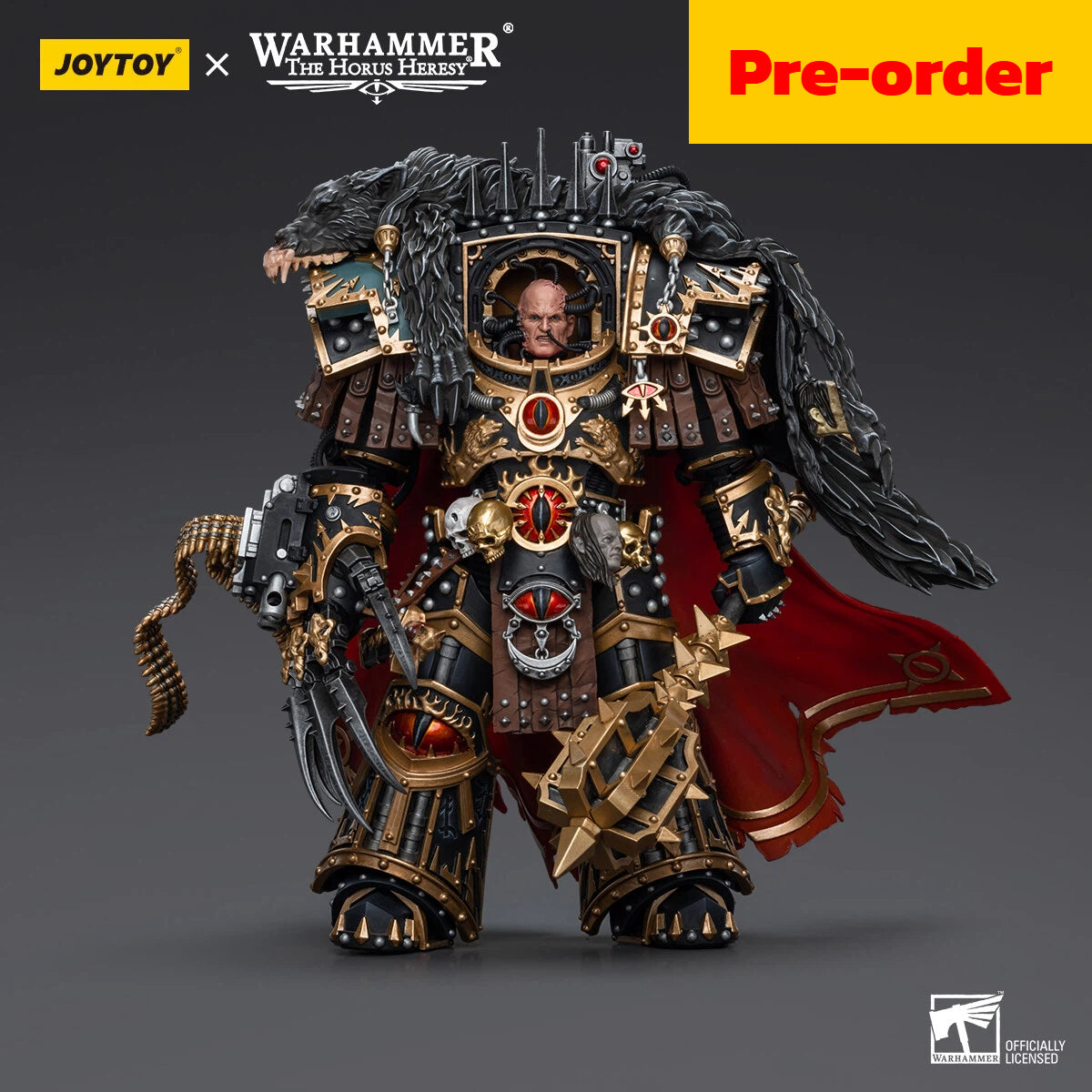 JOYTOY  Warhammer 40,000  Scale：1/18 "Sons of Horus Warmaster Horus Primarch of the XVlth Legion"