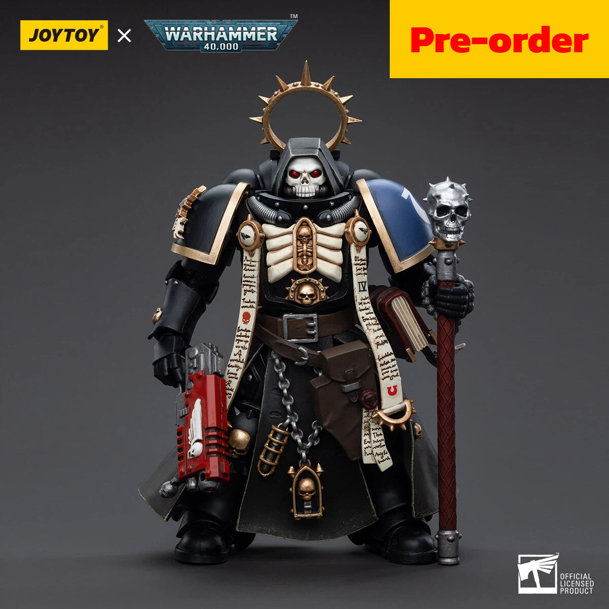 JOYTOY  Warhammer 40,000  Scale：1/18  Ultramarines  Primaris Chaplain Brother Varus