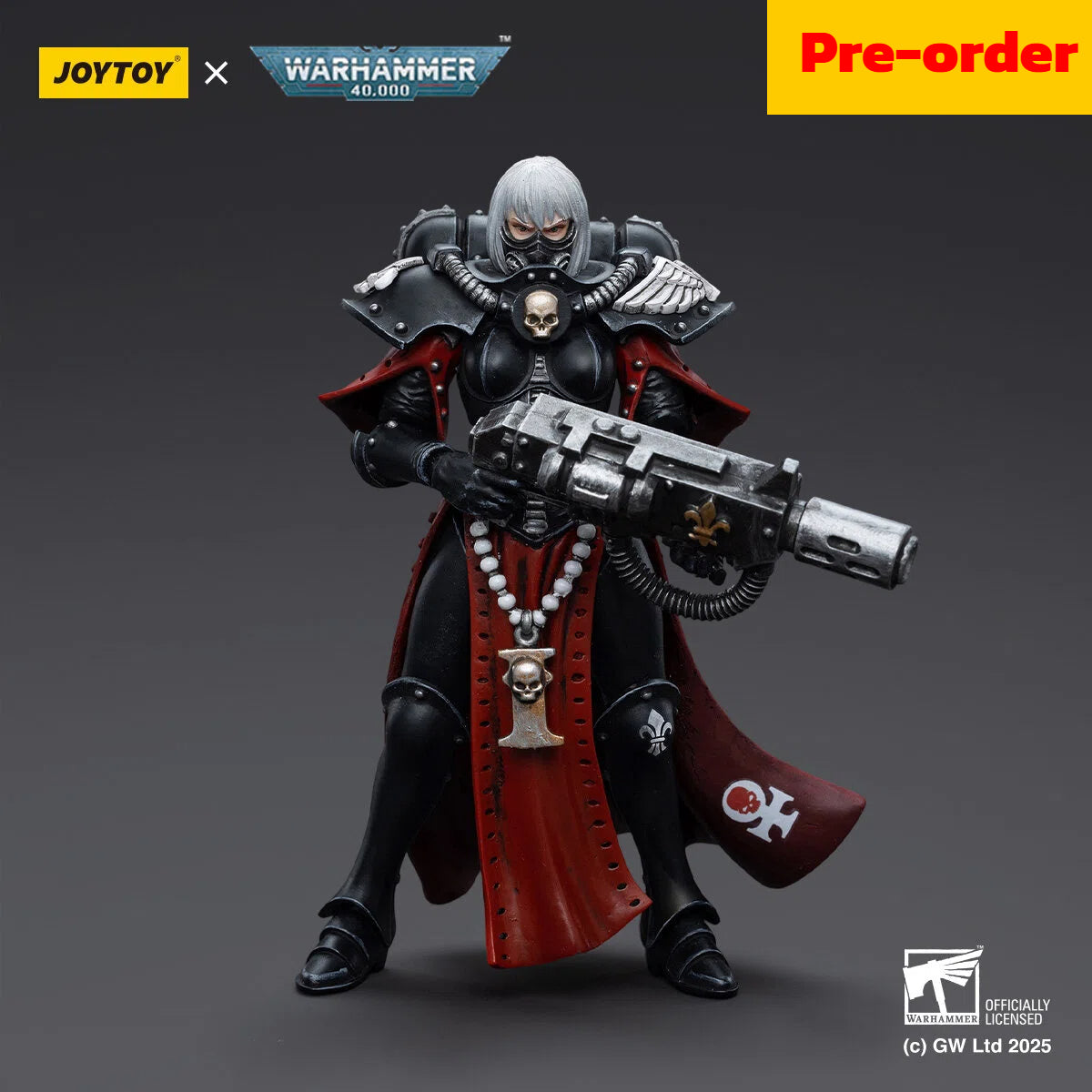 JOYTOY Warhammer 40,000 Scale：1/18 Adepta Sororitas Battle Sister Sister Jurel