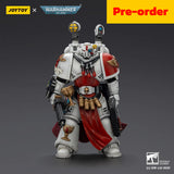JOYTOY  Warhammer 40,000  Scale：1/18 "Blood Angels Sanguinary Priest with Heavy bolt pistol, chainsword and narthecium"