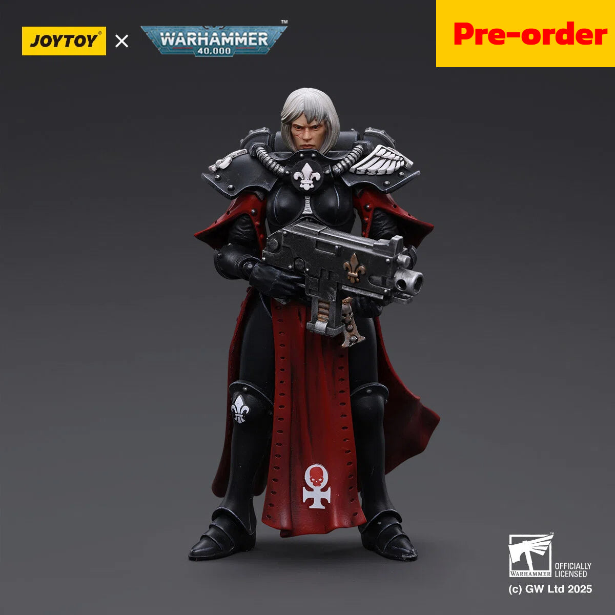 JOYTOY Warhammer 40,000 Scale：1/18 Adepta Sororitas Battle Sister Sister Noyalle